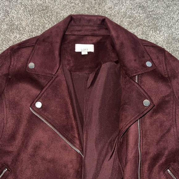 LOFT faux suede jacket - Picture 4 of 5
